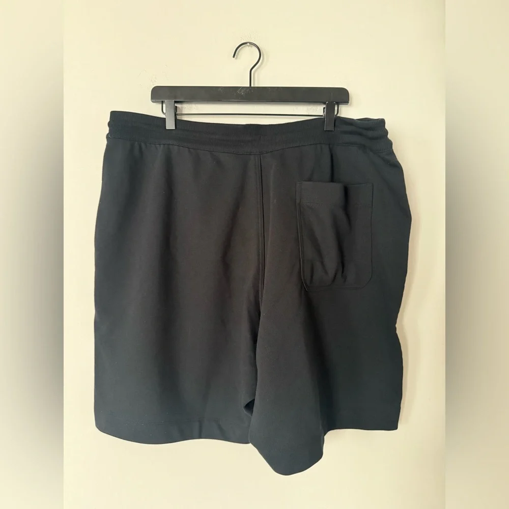 NWT Y-3 Yohji Yamamoto Cotton Blend Logo Drawstring Short